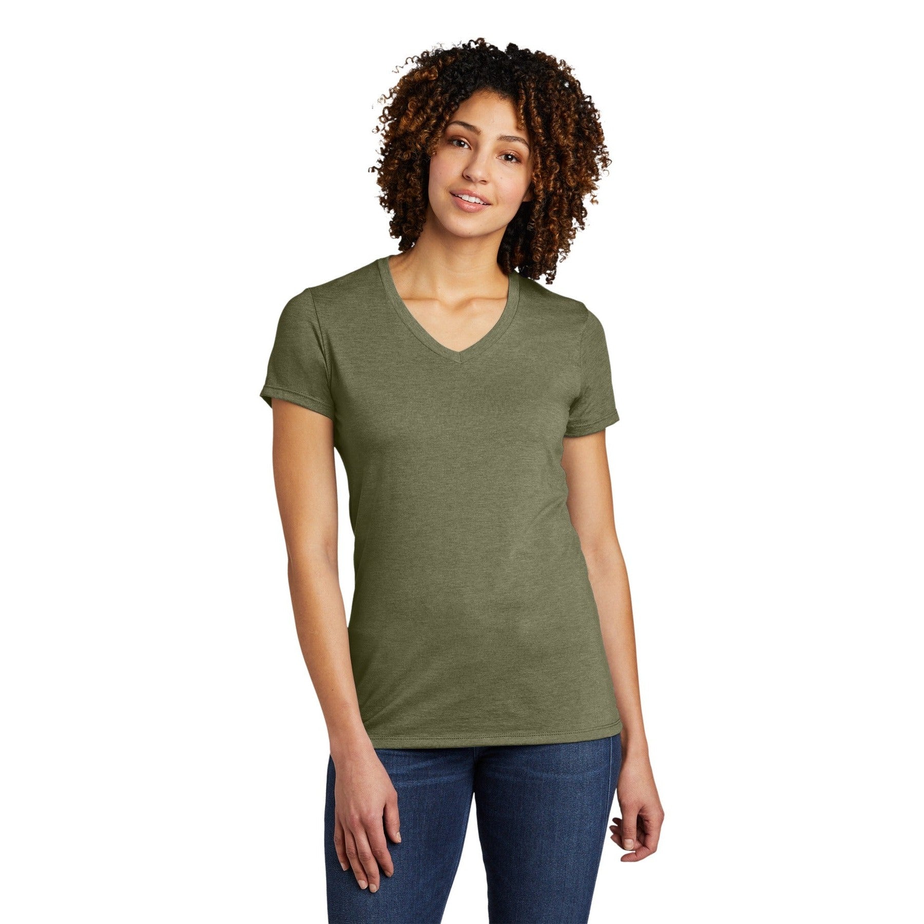 AllMade-Allmade ® Women's Tri-Blend V-Neck Tee AL2018-MedTech-11